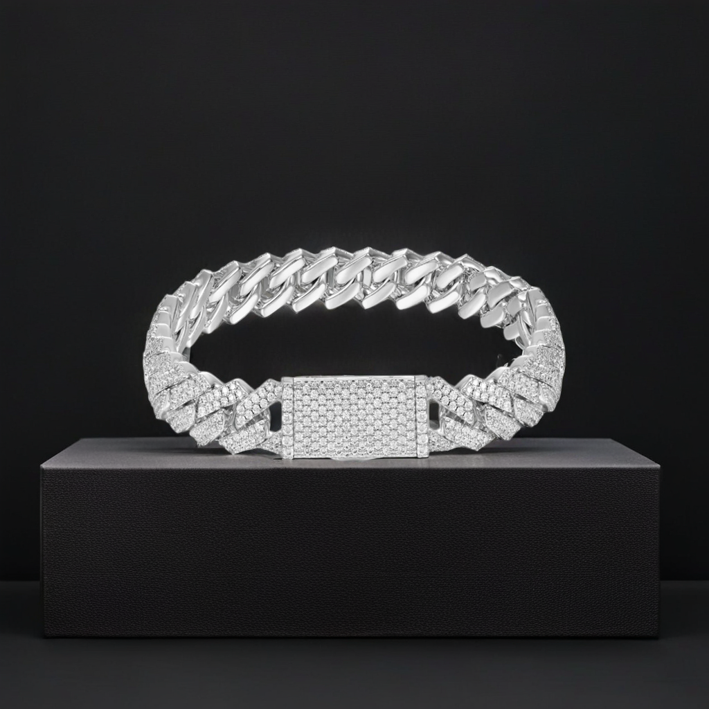 Bracelet maillon cubain (Bijoux)